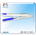 Professional floating plate hair straightener, hair iron-blue flower